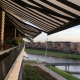 zonneschermen appartementen complex